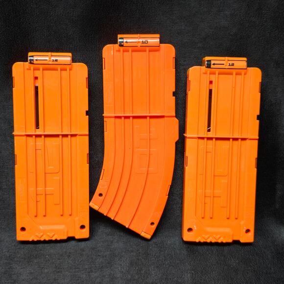 NERF N Strike Elite Magazine Banana Clip Dart Quick Reload Soft Dart Ammo Clips - Picture 2 of 8